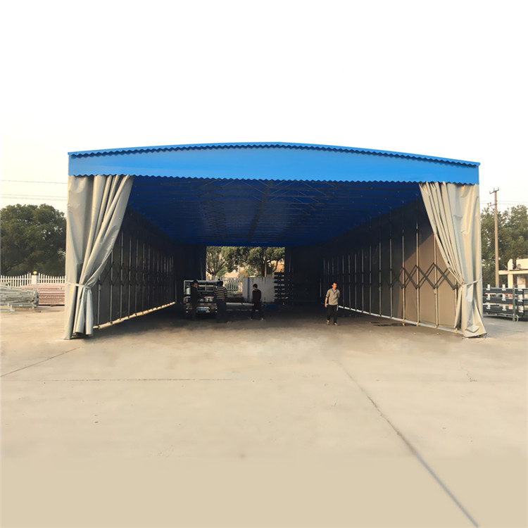 电动推拉雨棚伸缩超省心